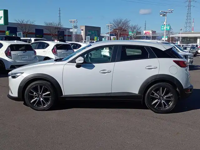 マツダ ＣＸ－３ XD ツーリング 福井県 2015(平27)年 5.5万km セラミックM 純正メモリナビ/AM/FM/フルセグ/BT/CD/DVD/USB/AUX/バックカメラ/BOSEサウンドシステム/クルーズコントロール/BSM/スマート・シティ・ブレーキ・サポート/横滑り防止装置/アイドリングストップ/盗難防止装置/ヘッドアップディスプレイ/ETC/パドルシフト/ハーフレザーシート/ダブル＋サイドエアバッグ/カーテンエアバッグ/純正18インチAW/LEDヘッドライト/スマートキー