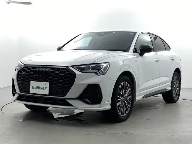 アウディ アウディ Ｑ３ SB 35TDIクワトロ Sライン 福井県 2022(令4)年 2.6万km グレイシアホワイトメタリック 純正ナビゲーション/Bluetooth接続/USB接続/全方位カメラ/アダプティブクルーズ/車線逸脱警報/衝突軽減ブレーキ/前後ドライブレコーダー/ビルトインETC/ハーフレザーシート/前席シートヒーター/バーチャルコックピット/コーナーセンサー/ダウンヒルアシスト/アイドリングストップ/LEDライト/横滑り防止装置/保証書/取扱説明書/整備手帳/スマートキーX1