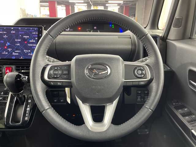 ダイハツ タント カスタム RS 愛知県 2022(令4)年 1.9万km クールバイオレットクリスタルシャイン ワンオーナー/メーカーオプション10型ナビ【Bluetooth CD DVD USB SD フルセグ　品番：NMZN-Z72DS】/バックカメラ/前後ドライブレコーダー/ビルトインETC /両側パワースライドドア/衝突軽減ブレーキ/レーンキープアシスト/レーダークルーズコントロール/クリアランスソナー/ブレーキホールド/アイドリングストップ/オートライト/オートマチックハイビーム/LEDヘッドライト/フォグランプ/ステアリングリモコン/ハーフレザーシート/シートヒーター【前席】/純正ドアバイザー/純正フロアマット/純正アルミホイール/禁煙車