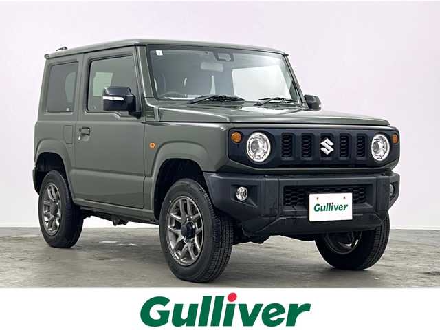 スズキ ジムニー XC 大阪府 2021(令3)年 3.5万km ジャングルグリーン 社外ナビ/(CD/DVD/BT/フルセグ/SD)/バックカメラ/ＥＴＣ/デュアルセンサーブレーキサポートII/ふらつき警報機能/ハイビームアシスト/クルーズコントロール/誤発進抑制機能/車線逸脱警報装置/発信お知らせ機能/前席シートヒーター/ヘッドランプウォッシャー/スマートキー×２/ダウンヒルアシストコントロール