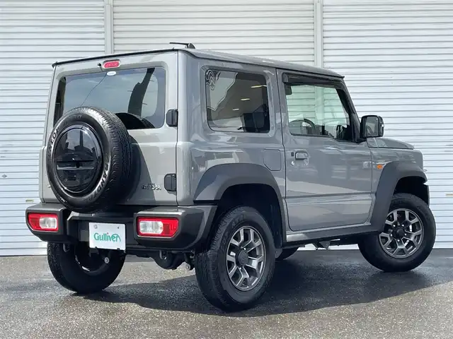 スズキ ジムニー シエラ JC 福島県 2023(令5)年 4.5万km ミディアムグレー ワンオーナー/パートタイム4WD/デュアルセンサーブレーキサポート/ダウンヒルアシストコントロール/クルーズコントロール/アイドリングストップ/シートヒーター/純正ドアバイザー/純正フロアマット/プッシュスタート/オートライト/LEDヘッドライト/フォグライト