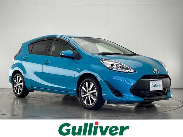 トヨタ アクア G 宮崎県 2017(平29)年 6.1万km クリアエメラルドパールクリスタルシャイン Toyota Safety Sense/〇プリクラシュセーフティ/〇レーンディパーチャーアラート/〇オートマチックハイビーム/〇先行車発進告知/純正7インチSDナビ/フルセグTV/CD/DVD/Bluetooth/バックカメラ/クルーズコントロール/LEDヘッドライト/ビルトインETC/ステアリングヒーター