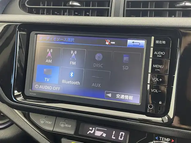 トヨタ アクア S 茨城県 2015(平27)年 8.9万km スーパーホワイトⅡ 純正ナビ/バックカメラ/ワンセグ/ETC/ドラレコ/シートヒーター/スマートキー/プッシュスタート
