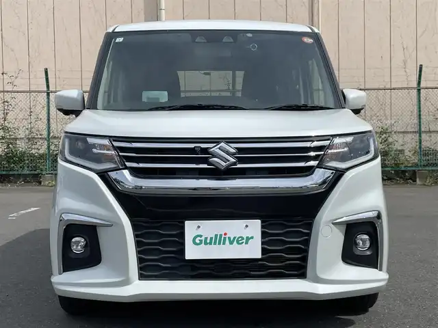 スズキ ソリオ HV MZ 東京都 2021(令3)年 4.1万km ピュアホワイトP 純正９型ナビ　/ＴＶ　/Ｂｌｕｅｔｏｏｔｈ　/ＥＴＣ　/前後ドラレコ　/両側電動スライド　/追従クルーズコントロール　/シートヒーター　/コーナーセンサー　/ヘッドアップディスプレイ　/サーキュレーター