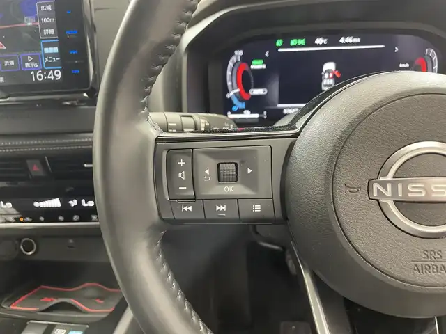 日産 エクストレイル X e－4ORCE エクストリーマーX 滋賀県 2022(令4)年 6.4万km 赤 メモリナビ/Bluetooth/フルセグTV/DVD/CD/プロパイロット/レーダークルーズコントロール/ブラインドスポットモニター/レーンキープアシスト/シートヒーター/ステアリングヒーター/ドラレコ/デジタルインナーミラー/コーナーセンサー/電動パーキングブレーキ/電動リアゲート/スペアキー1本/LEDヘッドライト/純正18インチAW