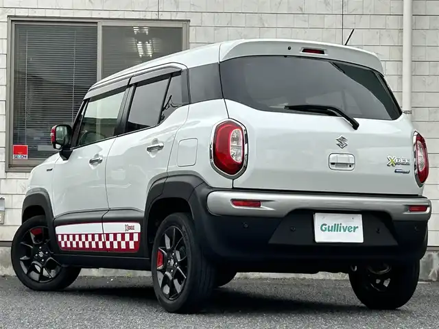 スズキ クロスビー HYBRID MZ 福岡県 2018(平30)年 9.2万km ピュアホワイトP ワンオーナー/社外メモリナビ【CN-RZ743W】/　(AM/FM/CD/DVD/Bluetooth/iPod/フルセグTV)/バックカメラ/スズキセーフティサポート/・レーザーレーダー/単眼カメラ/・デュアルセンサーブレーキサポート/・誤発進抑制機能/・車線逸脱警報/・ふらつき警報/・リヤパーキングセンサー/・後退時ブレーキサポート/・後方誤発進抑制機能/クルーズコントロール/オートライト/純正16インチアルミホイール/電格ウインカーミラー/前方ドライブレコーダー/純正ビルトインETC2.0/ASSURAレーダー探知機【AR-313EA】/パドルシフト/シートヒーター/シートバックテーブル×2/ISOFIX/保証書/取扱説明書/ナビ取扱説明書