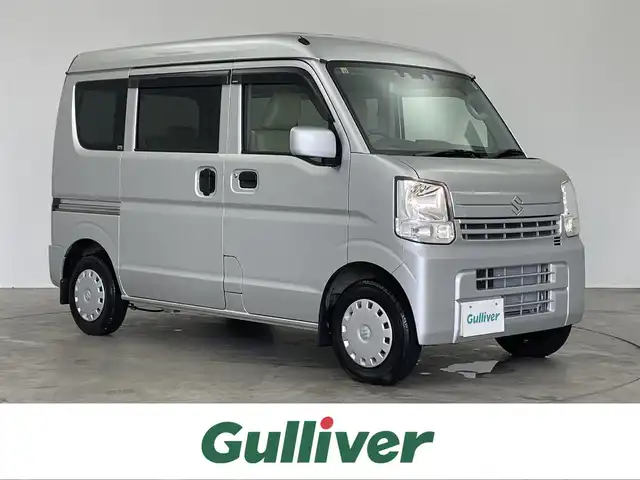 スズキ エブリイ JOIN 埼玉県 2021(令3)年 2.6万km シルキーシルバーメタリック 社外ナビ　バックカメラ　スズキセーフティサポート　４ＷＤ　ＥＴＣ　前後ドライブレコーダー　オートライト　リアソナー　レザー調シートカバー　ヘッドライトレベライザー　地デジフルセグＴＶ　ＤＶＤ再生