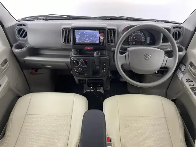 スズキ エブリイ JOIN 埼玉県 2021(令3)年 2.6万km シルキーシルバーメタリック 社外ナビ　バックカメラ　スズキセーフティサポート　４ＷＤ　ＥＴＣ　前後ドライブレコーダー　オートライト　リアソナー　レザー調シートカバー　ヘッドライトレベライザー　地デジフルセグＴＶ　ＤＶＤ再生