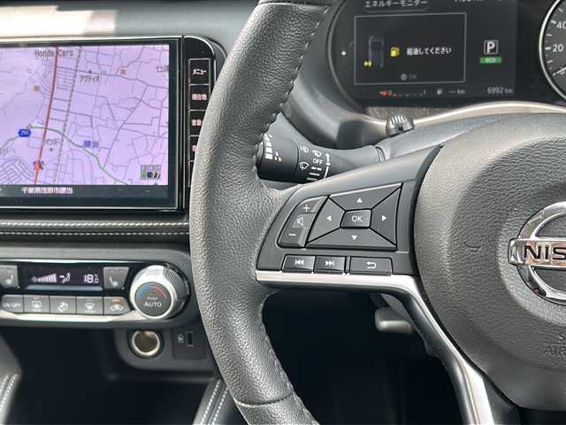 日産 キックス X 千葉県 2020(令2)年 0.7万km ダークブルー 9型ナビMM319D-L 全方位カメラ プロパイロット シートヒーター ドラレコ ETC  LDW エマブレ USB スマートルームミラー フルセグ 前後ソナー LEDライト オートライト VDC