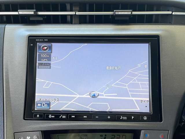 トヨタ プリウス S　マイコーデ 福島県 2013(平25)年 11.7万km ブラック 登録時走行距離：116/234km/モデリスタエアロ（フロントバンパー）/レザーシート（黒革）/ディーラー純正SDナビ/（CD/DVD/フルセグTV/AM/FM）/PUSHスタート/電格ミラー/ウィンカーミラー/フロアマット/HIDヘッドライト/フォグランプ/スマートキー/エンジンスターター/ステアリングスイッチ/ダブルエアバック/純正AW/ドアバイザー/取扱説明書/保証書