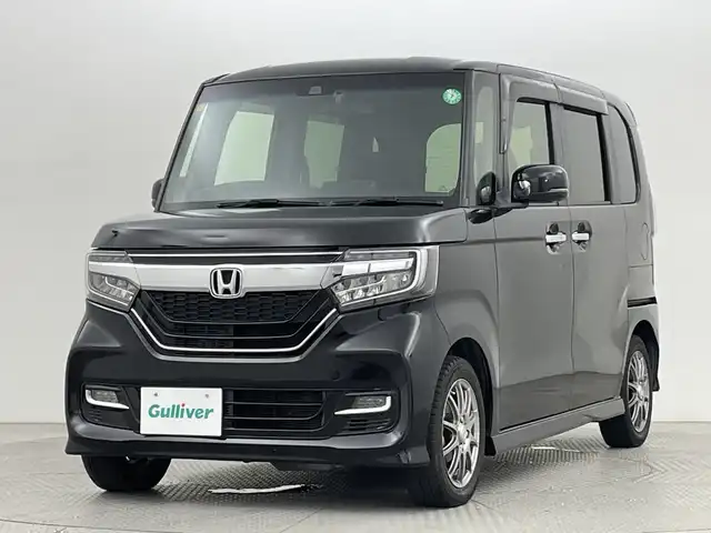 ホンダ Ｎ ＢＯＸ カスタム G L ホンダセンシング 新潟県 2020(令2)年 2.5万km クリスタルブラックパール ホンダセンシング/　・衝突被害軽減システム/　・アダプティブクルーズコントロール/　・レーンキープアシスト/　・オートハイビーム/純正ナビ/　（フルセグTV/BT/CD/DVD/AM/FM/USB）/バックカメラ/両側パワースライドドア/LEDオートライト/社外14インチアルミホイール/ステアリングスイッチ/アイドリングストップ/USBポート/スマートキー/ETC