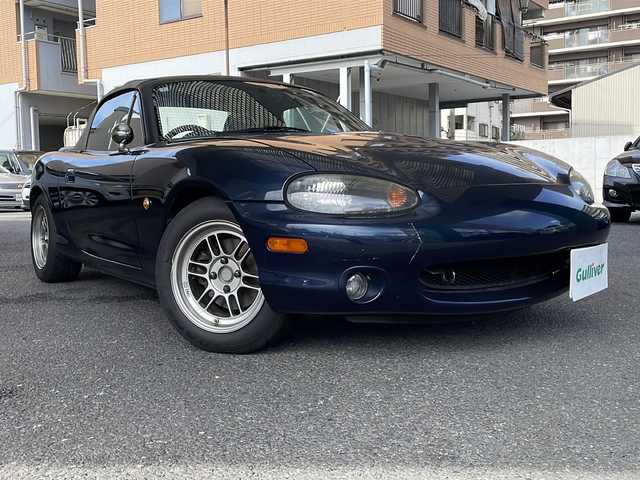 マツダ ロードスター スペシャルパッケージ 大阪府 1998(平10)年 10.8万km トワイライトブルーメタリック A/C/オープン/ドライブレコーダー/保証書/取扱説明書