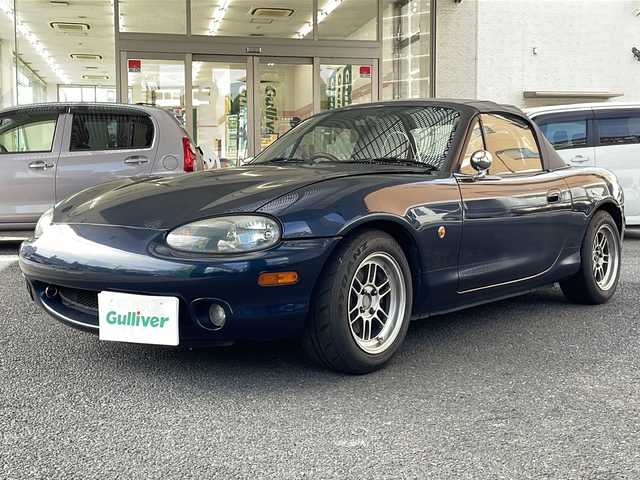 マツダ ロードスター スペシャルパッケージ 大阪府 1998(平10)年 10.8万km トワイライトブルーメタリック A/C/オープン/ドライブレコーダー/保証書/取扱説明書
