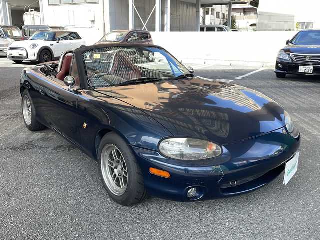 マツダ ロードスター スペシャルパッケージ 大阪府 1998(平10)年 10.8万km トワイライトブルーメタリック A/C/オープン/ドライブレコーダー/保証書/取扱説明書