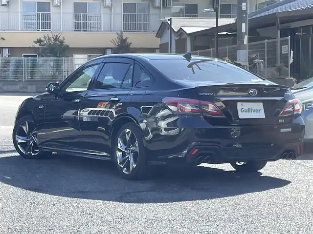 トヨタ クラウン ハイブリッド RS アドバンス 大阪府 2018(平30)年 11.9万km プレシャスブラックパール 純正ナビ/-Bluetooth/フルセグTV/FM/AM/衝突被害軽減ブレーキ/レーンアシストキープ/レーダークルーズコントロール/ブラウンレザー革シート/パワーシート/クリアランスソナー/純正ビルトインETC/バックカメラ/オートホールド/オートマチックハイビーム/パーキングアシスト/プッシュスタート/スマートキー/純正１８インチAW