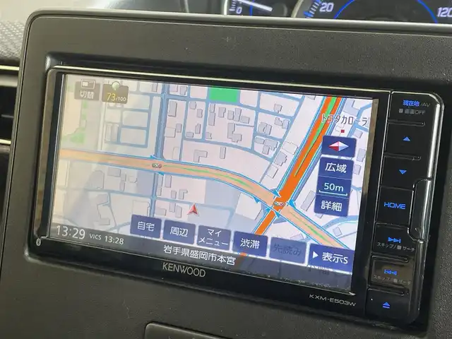 スズキ ワゴンＲ HYBRID FZ 岩手県 2018(平30)年 10.9万km ピュアホワイトP ４WD/カラーヘッドアップディスプレイ/シートヒーター/衝突被害軽減ブレーキ/レーンアシスト/バックカメラ/横滑り防止装置/純正ナビ（Bluetooth CD DVD USB フルセグ）/ETC/横滑り防止装置/オートハイビーム/LEDヘッドライト/純正１４インチアルミホイール/ドアミラーウインカー/ベンチシート