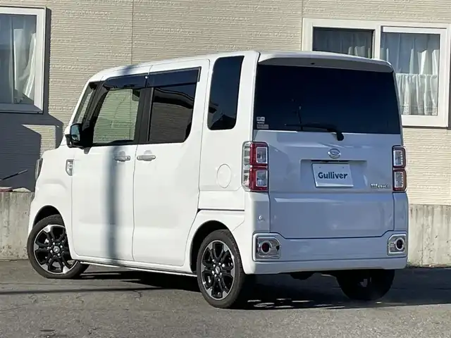 ダイハツ ウェイク G ターボVS SA Ⅲ 青森県 2021(令3)年 0.2万km シャイニングホワイトパール 寒冷地仕様/4WD/両側パワースライド/フォグランプ/純正15AW/純正フロアマット/社外ミュージックサーバAM/FM/CD/クリアランスソナー/D席シートヒーター/横滑り防止機能/車線逸脱警報/衝突軽減システム/アイドリングストップ/スペアキー/保証書/取扱説明書