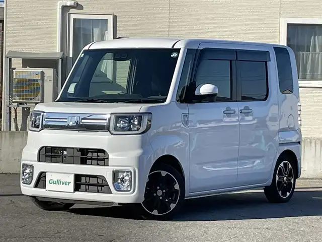 ダイハツ ウェイク G ターボVS SA Ⅲ 青森県 2021(令3)年 0.2万km シャイニングホワイトパール 寒冷地仕様/4WD/両側パワースライド/フォグランプ/純正15AW/純正フロアマット/社外ミュージックサーバAM/FM/CD/クリアランスソナー/D席シートヒーター/横滑り防止機能/車線逸脱警報/衝突軽減システム/アイドリングストップ/スペアキー/保証書/取扱説明書