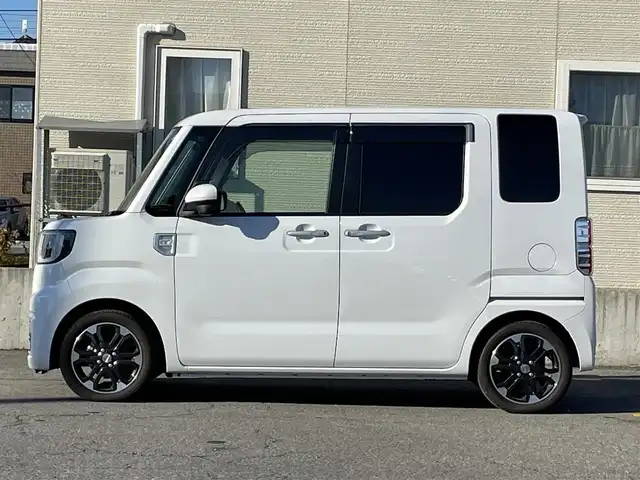 ダイハツ ウェイク G ターボVS SA Ⅲ 青森県 2021(令3)年 0.2万km シャイニングホワイトパール 寒冷地仕様/4WD/両側パワースライド/フォグランプ/純正15AW/純正フロアマット/社外ミュージックサーバAM/FM/CD/クリアランスソナー/D席シートヒーター/横滑り防止機能/車線逸脱警報/衝突軽減システム/アイドリングストップ/スペアキー/保証書/取扱説明書