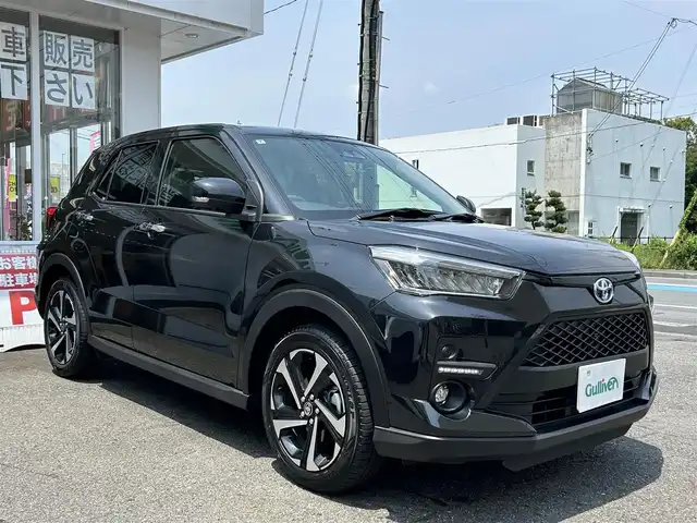トヨタ ライズ Z 愛知県 2024(令6)年 1万km ブラックマイカメタリック ディスプレイオーディオ9インチ/フルセグテレビ/スマートアシスト/LKC/クルコン追従機能付き/コーナーセンサー/シートヒーター D席、助手席/プッシュスタート/純正マット/オートライト/取説、保証書、スペアキー/禁煙車/ハイブリッド　Z