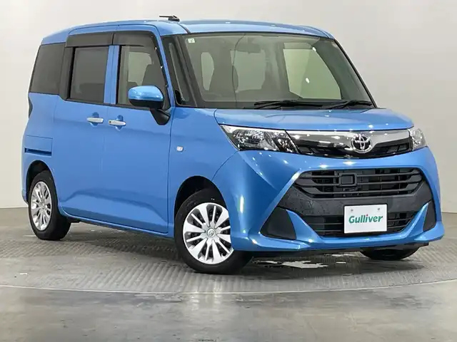 トヨタ タンク X 栃木県 2017(平29)年 4.6万km ファインブルーマイカメタリック メモリーナビ/（ＣＤ/Bluetooth/ワンセグTV)/片側パワースライド/シートヒーター/オートライト/横滑り防止装置/スマートキー/プッシュスタート/アイドリングストップ/電動格納ミラー/社外フロアマット