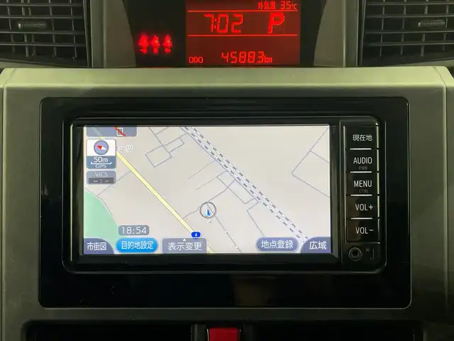 トヨタ タンク X 栃木県 2017(平29)年 4.6万km ファインブルーマイカメタリック メモリーナビ/（ＣＤ/Bluetooth/ワンセグTV)/片側パワースライド/シートヒーター/オートライト/横滑り防止装置/スマートキー/プッシュスタート/アイドリングストップ/電動格納ミラー/社外フロアマット