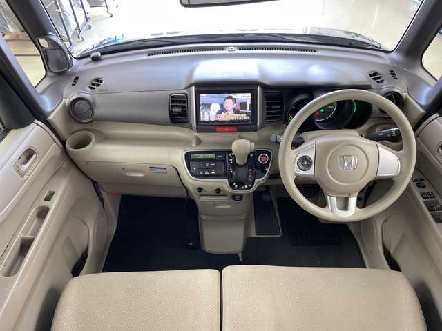 ホンダ Ｎ ＢＯＸ G Lパッケージ 道央・札幌 2013(平25)年 14.8万km プレミアムブロンズパール ・4WD/・社外SDナビ/・フルセグTV/BT/CB/DVD）/・片側パワースライドドア/・横滑り防止機能/・ミラーヒーター/・