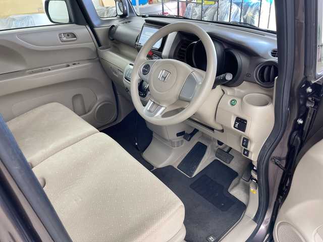 ホンダ Ｎ ＢＯＸ G Lパッケージ 道央・札幌 2013(平25)年 14.8万km プレミアムブロンズパール ・4WD/・社外SDナビ/・フルセグTV/BT/CB/DVD）/・片側パワースライドドア/・横滑り防止機能/・ミラーヒーター/・