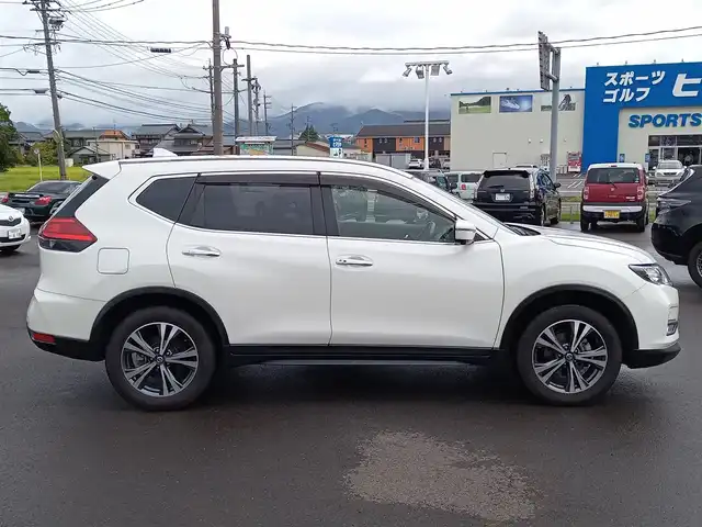 日産 エクストレイル 20Xi 福井県 2019(令1)年 3.8万km ブリリアントホワイトパール 衝突被害軽減システム/プロパイロット/純正9インチメーカーナビ（MM318D-L）/・（フルセグTV/CD/DVD/Bluetooth）/アラウンドビューモニター/デジタルインナーミラー/前後ドライブレコーダー/ETC/全席シートヒーター/オートブレーキホールド/パワーバックドア/純正フロアマット/スマートキー