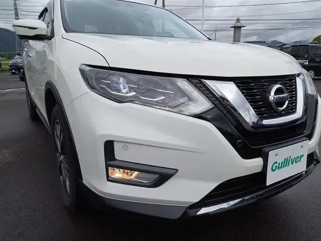 日産 エクストレイル 20Xi 福井県 2019(令1)年 3.8万km ブリリアントホワイトパール 衝突被害軽減システム/プロパイロット/純正9インチメーカーナビ（MM318D-L）/・（フルセグTV/CD/DVD/Bluetooth）/アラウンドビューモニター/デジタルインナーミラー/前後ドライブレコーダー/ETC/全席シートヒーター/オートブレーキホールド/パワーバックドア/純正フロアマット/スマートキー
