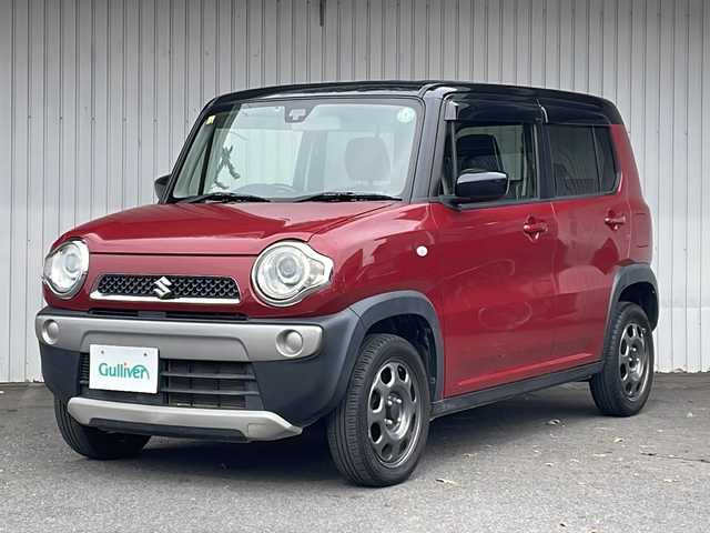 スズキ ハスラー G 道央・札幌 2014(平26)年 13.9万km フェニックスレッドパール/ブルーイッシュブラックパール ４WD/レーダーブレーキサポート/純正ナビ/バックカメラ/ETC/シートヒーター/アイドリングストップ/プッシュスタート/社外アルミ冬タイヤ積込/保証書・取説/スペアキー