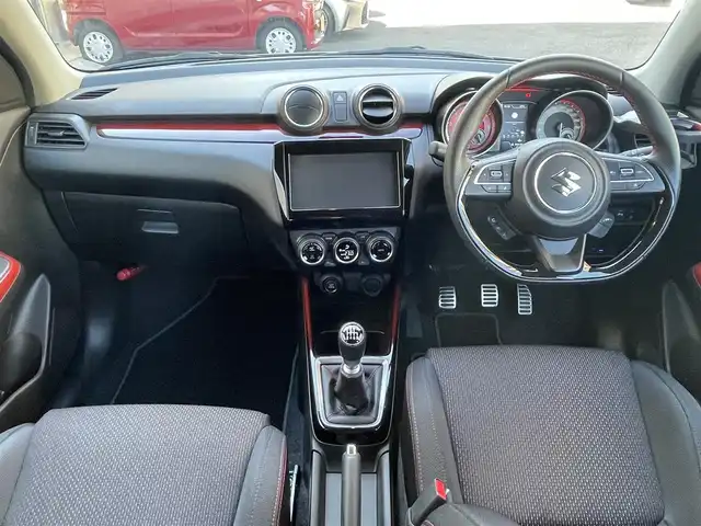 スズキ スイフト スポーツ 静岡県 2024(令6)年 0.7万km ピュアホワイトP ワンオーナー/社外デジタルインナーミラー型/　　前後ドライブレコーダー/ビルトインETC/運転席シートヒーター/衝突軽減ブレーキ/レーンキープアシスト/バックソナー/ブラインドスポットモニター/レーダークルーズコントロール/ドアハンドルプロテクター/バックフォグ/LEDヘッドライト/純正17インチAW/スマートキー×2/保証書/取扱説明書