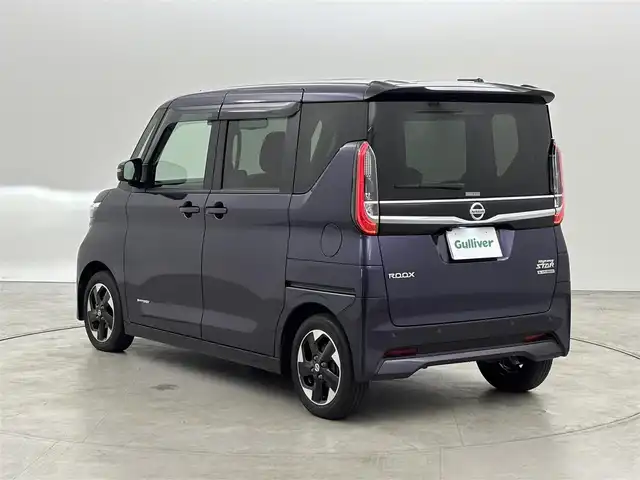 日産 ルークス HWS X プロパイロットED 福岡県 2021(令3)年 1.4万km アメジストパープル ワンオーナー　/純正９型ナビ／フルセグＴＶ　/全方位カメラ　/ＥＴＣ　/前後ドラレコ　/プロパイロット　/コーナーセンサー　/エマージェンシーブレーキ　/レーンキープ　/両側電動スライドドア　/純正１４インチＡＷ　ＬＥＤ