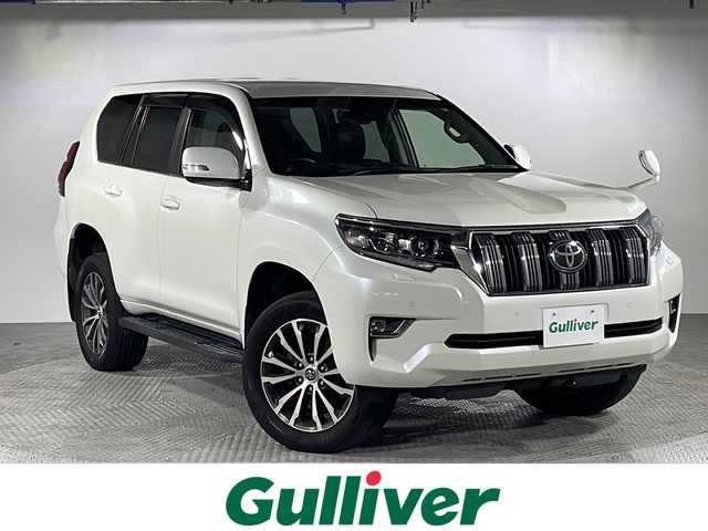 トヨタ ランドクルーザー プラド TX Lパッケージ 沖縄県 2018(平30)年 6.9万km ホワイトパールクリスタルシャイン 禁煙車/県外仕入れ/純正９インチナビ/CD/DVD/フルセグTV/Bluetooth/AM/FM/ドラレコ/バックカメラ/シートベンチレーション/ステアリングリモコン/スマートキー/スペアキー/アダプティブクルーズコントロール/ETC