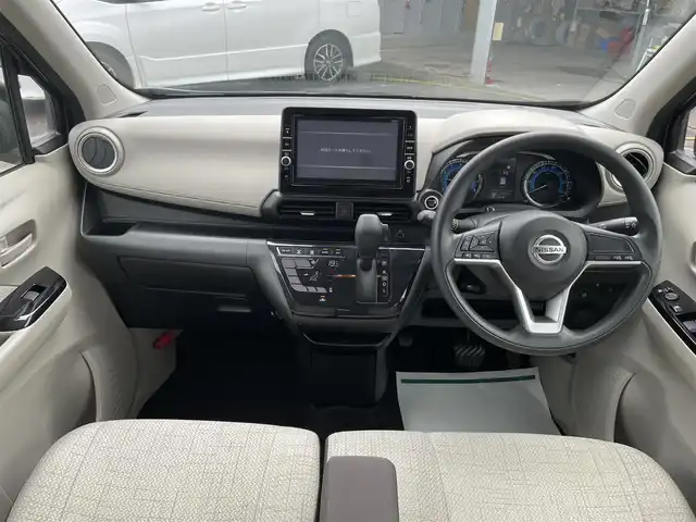 日産 デイズ X 石川県 2021(令3)年 3.5万km アッシュブラウンM エマージェンシーブレーキ/純正9型ナビ/フルセグTV/アラウンドビューモニター/ベンチシート/ETC/純正アルミホイール/インテリキー/プッシュスタート/保証書