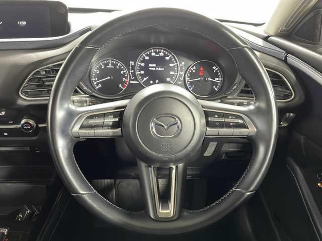 マツダ ＣＸ－３０ 20S 広島県 2021(令3)年 4.9万km スノーフレイクホワイトパールマイカ 純正８．８型ナビ　/３６０°ビューモニター　/レーダークルーズコントロール　/フルセグ　/オートハイビーム　　/レーンキープアシスト　/衝突軽減ブレーキ　/コーナーセンサー　/LEDヘッドランプ　/フォグランプ　/ETC/純正16インチアルミホイール(215/65/R16)/エアバック（運転席/助手席/サイド）