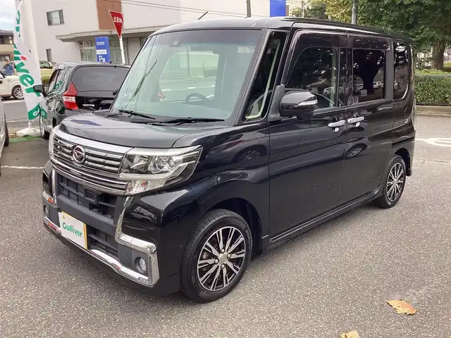ダイハツ タント カスタム X トップED SAⅡ 神奈川県 2016(平28)年 7.3万km ブラックマイカメタリック ワンオーナー/社外ナビ、TV/ドライブレコーダー/ETC/スマートアシスト2/LEDヘッドランプ/パワースライドドア