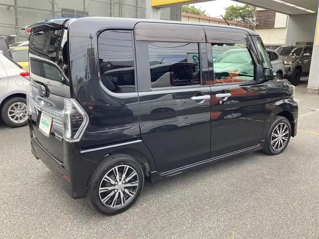 ダイハツ タント カスタム X トップED SAⅡ 神奈川県 2016(平28)年 7.3万km ブラックマイカメタリック ワンオーナー/社外ナビ、TV/ドライブレコーダー/ETC/スマートアシスト2/LEDヘッドランプ/パワースライドドア