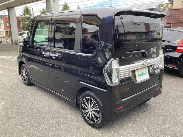 ダイハツ タント カスタム X トップED SAⅡ 神奈川県 2016(平28)年 7.3万km ブラックマイカメタリック ワンオーナー/社外ナビ、TV/ドライブレコーダー/ETC/スマートアシスト2/LEDヘッドランプ/パワースライドドア