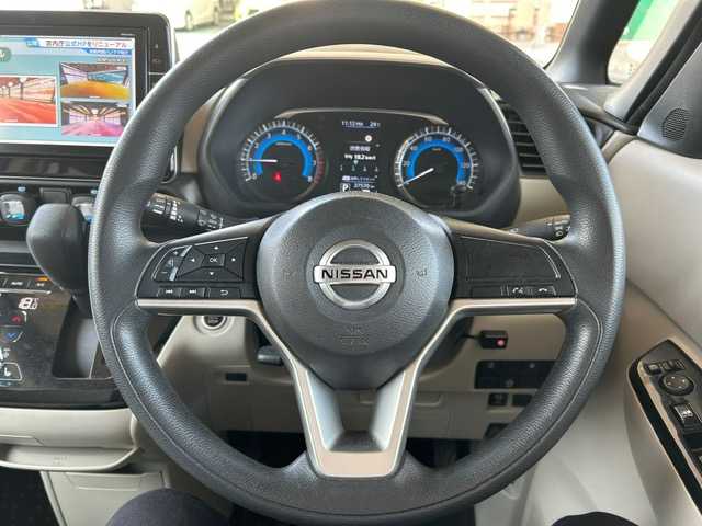 日産 ルークス X 宮城県 2021(令3)年 3.8万km アッシュブラウンM 純正メモリナビ/FM/AM/BT/DVD/CD/AUX/フルセグTV/全方位バックカメラ/純正フロアマット/前席シートヒーター/片側パワースライドドア/コーナーセンサー/横滑り防止装置/レーンキープアシスト/衝突被害軽減システム/アイドリングストップ/社外アルミ冬タイヤ14インチ/純正ドライブレコーダー（前方）/オートライト/プッシュスタート/保証書　記録簿・取扱説明書