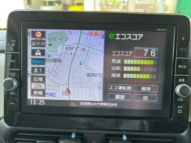 日産 ルークス X 宮城県 2021(令3)年 3.8万km アッシュブラウンM 純正メモリナビ/FM/AM/BT/DVD/CD/AUX/フルセグTV/全方位バックカメラ/純正フロアマット/前席シートヒーター/片側パワースライドドア/コーナーセンサー/横滑り防止装置/レーンキープアシスト/衝突被害軽減システム/アイドリングストップ/社外アルミ冬タイヤ14インチ/純正ドライブレコーダー（前方）/オートライト/プッシュスタート/保証書　記録簿・取扱説明書