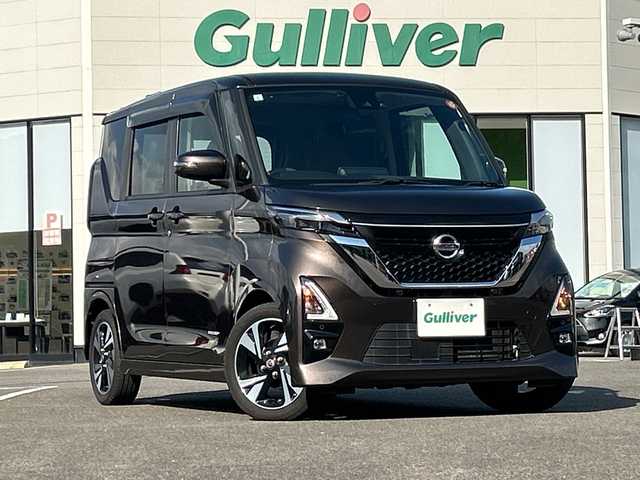 日産 ルークス HWS Gターボ プロパイロットED 佐賀県 2021(令3)年 5.5万km アッシュブラウンM ワンオーナー/純正9インチナビ(フルセグ/Bluetooth/DVD/AM/FM)/全方位カメラ/プロパイロット/両側パワースライドドア/左側ハンズフリー機能/コーナーセンサー/衝突軽減ブレーキ/純正前方ドライブレコーダー/ETC/ステアリングスイッチ/LEDヘッドライト/オートライト/純正15インチアルミホイール/サーキュレーター/プッシュスタート/スマートキー