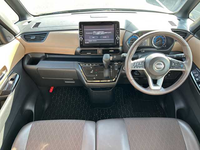 日産 ルークス HWS Gターボ プロパイロットED 佐賀県 2021(令3)年 5.5万km アッシュブラウンM ワンオーナー/純正9インチナビ(フルセグ/Bluetooth/DVD/AM/FM)/全方位カメラ/プロパイロット/両側パワースライドドア/左側ハンズフリー機能/コーナーセンサー/衝突軽減ブレーキ/純正前方ドライブレコーダー/ETC/ステアリングスイッチ/LEDヘッドライト/オートライト/純正15インチアルミホイール/サーキュレーター/プッシュスタート/スマートキー