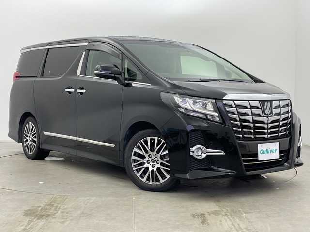 トヨタ アルファード S Cパッケージ 富山県 2017(平29)年 6.9万km ブラック メーカーオプションナビ/フルセグ/DVD/Bluetooth/全方位カメラ/ETC/両側電動スライドドア/パワーバックドア/ステアリングヒーター/プリクラッシュセーフティ/前後コーナーセンサー/レーダークルーズコントロール/プッシュスタート/スマートキー/スペアキー/オートライト/純正18インチアルミ