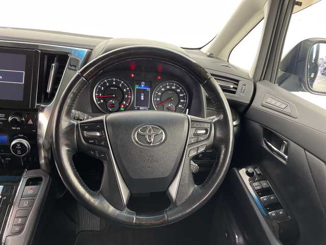 トヨタ アルファード S Cパッケージ 富山県 2017(平29)年 6.9万km ブラック メーカーオプションナビ/フルセグ/DVD/Bluetooth/全方位カメラ/ETC/両側電動スライドドア/パワーバックドア/ステアリングヒーター/プリクラッシュセーフティ/前後コーナーセンサー/レーダークルーズコントロール/プッシュスタート/スマートキー/スペアキー/オートライト/純正18インチアルミ