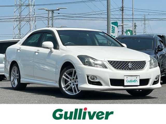トヨタ クラウン アスリート ナビパッケージ 千葉県 2009(平21)年 5.7万km ホワイトパールクリスタルシャイン 純正HDDナビ/CD/DVD/フルセグTV/バックカメラ/ETC/サンルーフ/クルーズコントロール/レザーシート/前席パワーシート/シートヒーター/シートエアコン/プッシュスタート/スマートキー/スペアキー/純正18インチアルミホイール/純正フロアマット/保証書・取扱説明書
