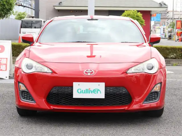 トヨタ ８６ G 神奈川県 2012(平24)年 6.4万km ライトニングレッド 純正メモリナビ/フルセグテレビ/ドアバイザー/LEDヘッドライト/16インチ純正AW205/55R16