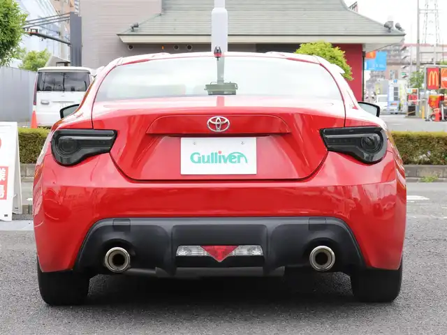 トヨタ ８６ G 神奈川県 2012(平24)年 6.4万km ライトニングレッド 純正メモリナビ/フルセグテレビ/ドアバイザー/LEDヘッドライト/16インチ純正AW205/55R16