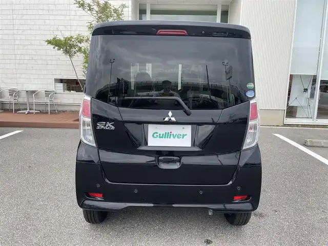 三菱 ｅＫスペース M e－アシスト 石川県 2018(平30)年 3.6万km アメジストブラック レーダーブレーキ/社外ディスプレイオーディオ/キーレスキー/シートヒーター/ベンチシート/両側スライドドア/アイドリングストップ