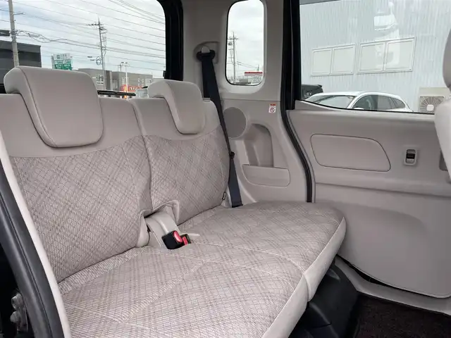 三菱 ｅＫスペース M e－アシスト 石川県 2018(平30)年 3.6万km アメジストブラック レーダーブレーキ/社外ディスプレイオーディオ/キーレスキー/シートヒーター/ベンチシート/両側スライドドア/アイドリングストップ